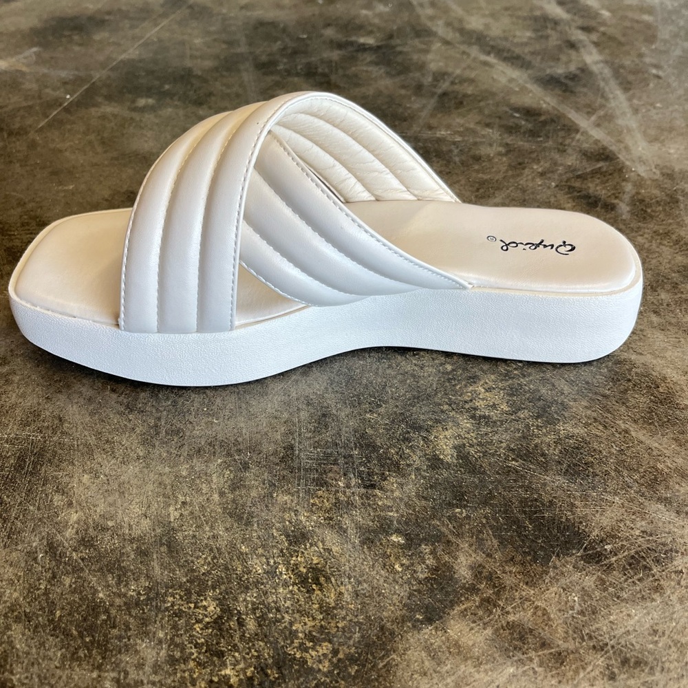Off white sandals